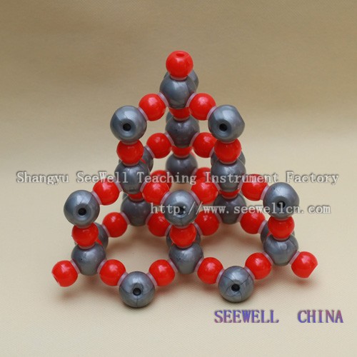 XCM-005:Crystal structure model Silicon Dioxide(SiO2)